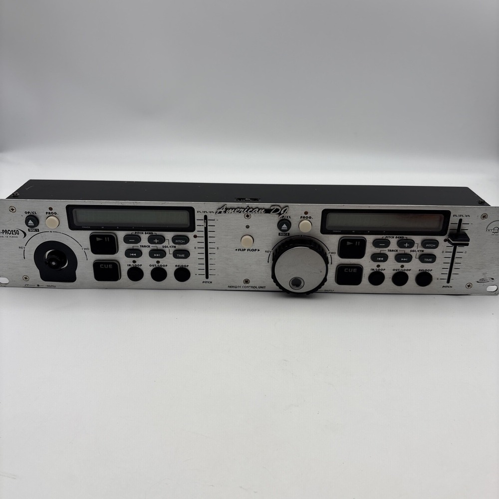 American DJ DCD PRO250 Dual Professional DJ Controller Untested